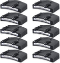 Hortsun 10 Pcs Light Clip 11 LED Cap Lights Clip on Hat Headlamp Battery Cap Brim Lamp Black Waterproof Ultra Bright Flashlight for Hunting Camping Fishing Hiking