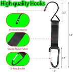 Fence Hooks for Baseball Bag Softball Bag, Baseball Coaching Accessories, Safety Metal Buckle Hook for Outdoor Sports Backpacks Water Cups Camping Equipment, Tent Hooks 6 Pcs
