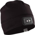 POWERCAP LED Hat Light 150 Lumens Rechargeable Fleece Beanie with Bright Built-in Headlamp Waterproof LED Warm One Size Cap