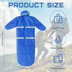 Macarrie Wearable Sleeping Bag with Dual Hoodie,Longsleeves,Pockets and Adjustable Drawstring，Ideal for Camping, Cold Weather Hiking, Blanket,Shelter