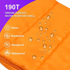 Northroad Mummy Sleeping Bag 14-59 ℉, 3-4 Season Warm & Cool Weather, Summer Spring Fall Lightweight Washable Sleeping Bag for Outdoor Camping Hiking Travel Hunting