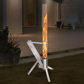 Patio Heater Wood Pellet Heater, Pellet Stove, Pellet Fire Pit for Outdoor, Fireplace for Camping Patio Garden Picnic, Outside Backyard Bonfire