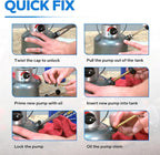 Stove & Lantern Part for Coleman, Pump Repair Kit Plunger Comaptible with Coleman Camping Stoves and Dual Fuel Lanterns - Lantern Replacement Part Pump Plunger 242J5201 4 Inch Long