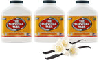Ration food tabs - On The Go Meal Replacement Packs. (3x15 Servings/bottle) - Complete Balance vitamins, Complex Carbohydrates, Meal Replacement 25-years shelf life none-GMO gluten-free (Vanilla)