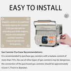 Naturehike 3 in 1 Portable Heater & Stove, 50oz Outdoor Camping Gas Stove, Camping Heaters For Tents, Heater Warming Stove, Adjustable Temperature, Over-Voltage Protection (green)
