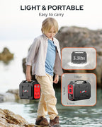 Solar Powered Generator 200W Peak/100W Rated, Portable Generator Power Station with Solar Panels 40W Included, 146Wh Solar Power Bank with AC Outlet 110V for Home Use Camping Outdoor Adventure