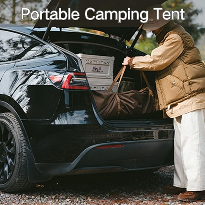 Naturehike Quarter/Hexagonal Camping Tent Canopy Sun Shade,Outdoor Tent for Camping,Fishing,Picnics, Canopy Available with Ground Cloth,Door Curtains,Tent Connector(Connector, Large and Large)