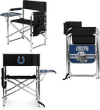 Picnic TIME NFL Unisex-Adult NFL Sports Chair with Side Table, Beach Chair, Camp Chair for Adults