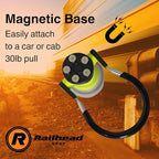 Railhead Railroad Trainman Lantern , Outdoor LED Battery Operated Light for Signaling and Hanging Lamp on Arm , Water-Resistant with Magnets RH-TL2020