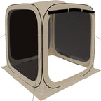 HOOYEAH Pop-up Tent Screenhouse, Portable Screened Tent Camping Canopy Foldable Instant Screen Room Outdoor Gazebo with Mosquito Net for Patio, Backyard, Garden and Outdoor Activities, 6x6