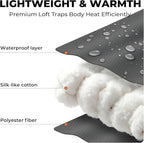 Sleeping Bag for Adults Warm Weather, Compact Lightweight Backpacking Sleeping Bag with Compression Sack, Camping Essentials Gear for Hiking Travel Climbing Outdoor & Indoor Use