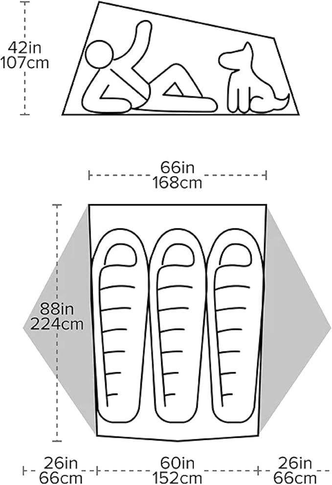 Big Agnes Tiger Wall UL Ultralight Bikepacking Tent with UV-Resistant Solution Dyed Fabric