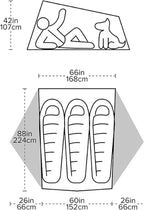 Big Agnes Tiger Wall UL Ultralight Bikepacking Tent with UV-Resistant Solution Dyed Fabric