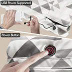 Heated Sleeping Bag pad, 3 Adjustable Temperature Levels, Operated by 5V/2A USB Power Supply (Bohemia, 76" x 24")