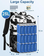 Cooler Backpack Insulated Waterproof,30/45 Cans Backpack Coolers Leakproof Lunch Backpack for Men Women Portable Soft Cooler Bag for Beach Camping Trave Picnic