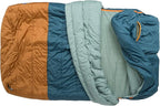 Big Agnes Dream Island 20°F Doublewide Sleeping Bag - 2-Person Sleeping Bag with Double Zipper Entry, Zip-Off Quilt, Pad Attachment System