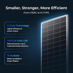Renogy 2 Pack 200 Watt Solar Panels N-Type 24 Volt, 400W Solar Panel 16BB 25% High-Efficiency, PV Module Power Charger for RV Marine Cabin Roof Home Farm Battery