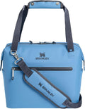 Stanley All Day Julienne Midi Soft Cooler Bag and Lunch Box 12 Quarts | 20 Can Cooler with Handles and Strap | Stays Cold for Hours | Insulated Travel Bag with Zipper | BPA-Free | Blue Sky