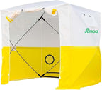 JAX3® Professional Work Tent | Pop Up | 6,2x6,2x7 Ft | Instant Quick and Easy Tool-Free Setup | Waterproof UV50+ | Splicing, Commercial Tent, Fiber Optic for Heavy-Duty Use