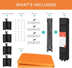 Best Choice Products 12x12ft Pop Up Canopy Tent, Outdoor Shade, 1 Person 1 Minute Set Up, Carry Case, 4 Weight Bags - Orange