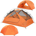 Clostnature 1/2 Person Backpacking Tent - Lightweight Two Person Tent for Backpacking, Easy Set Up Waterproof Camping Tent for Adults, Kids, Scouts, Large Size Outdoor, Hiking, Mountaineering Gear