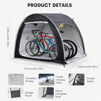 Bike Protection Canopy - Expandable Bicycles Bag, Portable Rainproof Cover | Weather Resistant Shed Organizer, Travel Tent Solution for Yard Children Commuters Gear Transport Accessoire