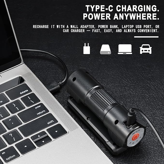Grill Lights Men Gift Ideas - Magnetic Flashlight BBQ & Smoker Outdoor Kitchen Accessories, Birthday Valentine Fathers Day Stocking Stuffer, Portable Work Headlamp for Camping Repair Barbecue (1-Pack)