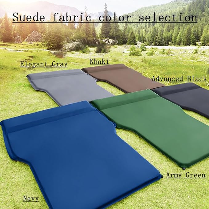 Car Inflatable Mattress for MINI Countryman 2017-2024 F60 Sleeping Movable Back Seat Bed Portable Soft Mattress Sleeping Bed with Storage Bag,Green