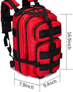 20L First Aid Backpack Trauma First Aid Kit, First Responder Trauma Bag Waterproof Multi-Pocket for Hiking Travel Field Trips Camping(Tan)
