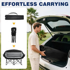 apollo walker Oversized Double Camping Chair for 2 Person - Extra Wide & Heavy Duty 600lbs Camp Couch with Dual Cup Holder & Carry Bag, Camping Loveseat for Outdoor, Lawn, Beach, Park