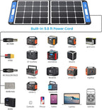 XTAR SP100 100w Solar Panel, Portable Solar Panel Solar Power, Foldable Solar Panel with Independent Charger, Solar Power Panel for Power Station Solar Generator RV Solar Camping 1Pack-1