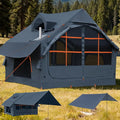 Inflatable Tents for Camping - Easy Blow Up Glamping Tent with Hand Pump, Waterproof PVC Air Inflatable Tent House for Family Weekend Camping