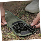 POPETPOP Ultralight Backpacking Tools Bag Tent Nail Storage Pouch Camping Accessories Oxford Tent Pegs Container