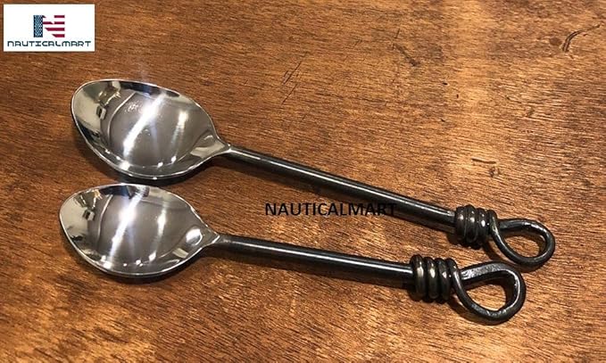 Twist and Shout Stainless Steel Flatware Set Service for Persion Modern Silverware Utensils Set Kitchen Restaurant, Wedding, Party Dinnerware Accessories (2 Set)