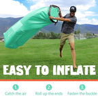 AlphaBeing Inflatable Lounger Beach Chair Accessories, Air Sofa Hammock Inflatable Couch for Camping Backyard Lakeside with Compression Sacks, Ideal Outdoor Gifts for Adults