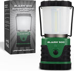 Blazin Ultra Bright Camping Lantern - Waterproof, Portable & Lightweight, 500 Lumens Battery Operated Camping Light - Ideal for Camping, Hurricane, Power Outages & Emergencies