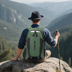 Mens Hiking Backpack,40L Hiking Pack Outdoor Backpack - Rucksack Waterproof Bag Storage Organizer for Cycling Camping Sports Fishing Climbing Travel Backpacking