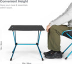 Helinox Table One Hard Top Lightweight, Collapsible, Portable, Outdoor Camping Table, Large - 29.5 x 22.5 Inches, Coyote Tan