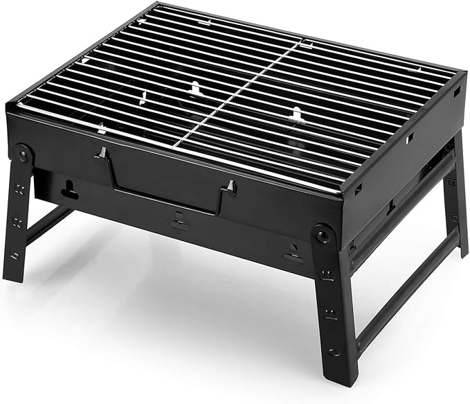 Uten Charcoal Grill, BBQ Grill Folding Portable Lightweight smoker Grill