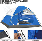 CAMEL CROWN 4/6 Person Tent Waterproof Lightweight Portable Backpacking Tent for Outdoor Camping Hiking