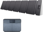 54W Portable Solar Panel, Foldable Solar Panel Charger with 20.5V (DC+USB C) & 12V USB A Output, IP67 Waterproof Emergency Power Camping, Suitable for Small Generators, Phones, PCs,Power Bank