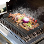 Griddle for Gas Grill, 25" x 16" Nonstick Coating Universal Griddle Flat Top Plate Insert for Gas Stove/Charcoal/Gas, Large Flat Top Griddle Plate for Camping, Tailgating, Parties
