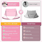Baby Beach Tent, Pop Up Beach Tent Sun Shade for Beach, UPF 50+ UV Protection Sun Shelters for Infants with Carry Bag for Outdoor Travel, Camping(Pink)