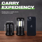 Lantern Collapsible Camping Light, Battery Operated Lanterns LED Super Bright for Power Outages Indoor Emergency Outdoor Camping Hiking Kit (COB-4)