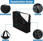 SIRUITON Folding Table Storage Bag, Portable 600D WaterProof Carry Bag for Folding Picnic/Camp Tables with Reinforcing Plate & Shoulder Strap, 48" D x 30" W x4.7 H Fits 8FT Folding Tables（bag only）