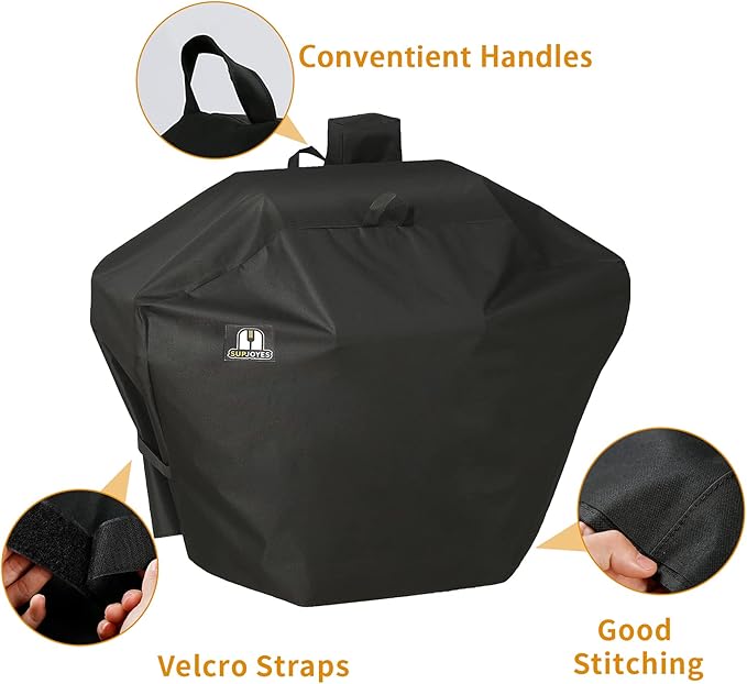 SUPJOYES Grill Cover for Camp Chef DLX 24, SmokePro 24, Woodwind Pellet Grills, Heavy Duty Waterproof Outdoor Pellet BBQ Accessories
