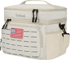 Portable Insulated Cooler Bag, Leakproof Soft-Sided Lunch Bag,8mm Insulation Keeps Cool 16+ for Camping, Beach, Picnics