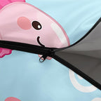 QOOMO Axolotl Cute Camping Sleeping Bags,3 Season Warm & Cool Weather,Lightweight,Waterproof Sleeping Bags for Adults & Kids,Traveling,and Outdoors