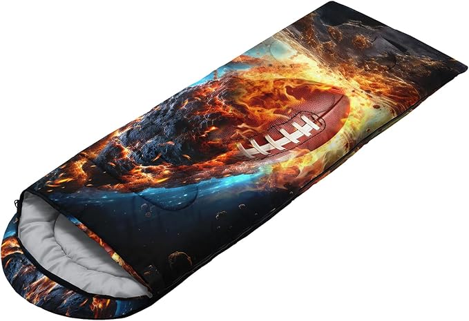 HOSIMA Dear Hunting Pattern Cold Weather Sleeping Bags for Kids Adults,Black Light Weight Waterproof Sleeping Bags for Outdoors Hiking.