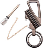 SURVIVE Permanent Match Bottle Opener Metal Keychain, Reusable Survival Fire Starter Lighter, Emergency Waterproof Striker Stick Kit